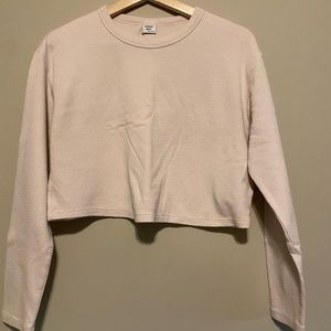 Light pink waffle long sleeve